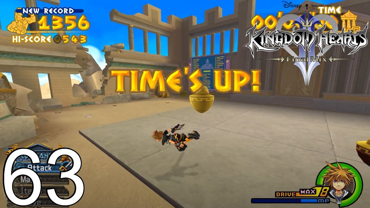 KH II FM [Critical Mode] Walkthrough Part 63 Phil's Training Maniac Mode 1000