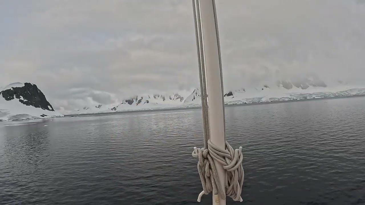 One of 3 videos of the ship going through the Neumayer Channel