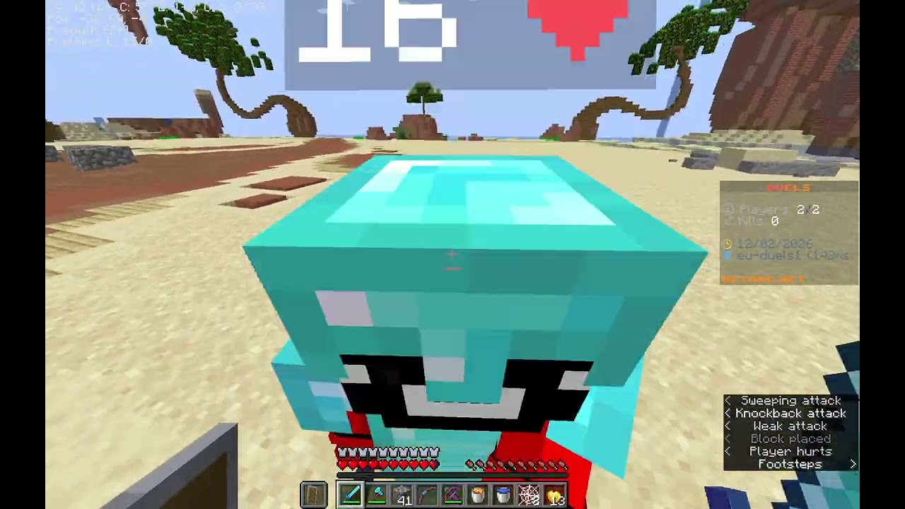 Minecraft  crystal and duels pvp best gameplay