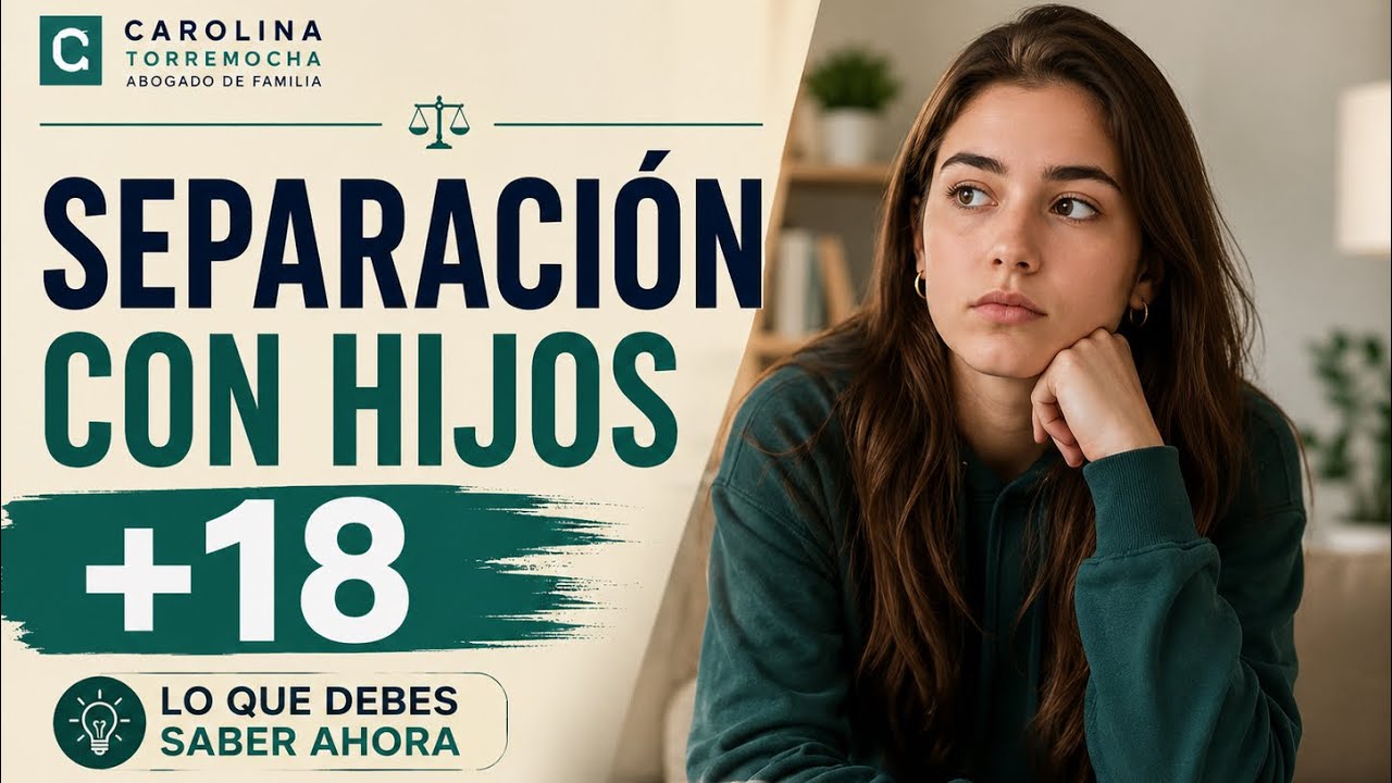 Separación con hijos mayores de edad 