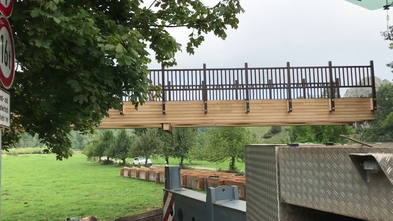 Brückentausch im Eselsburger Tal