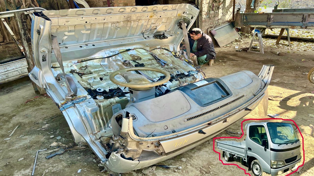 Amazing Project Pakistani Mechanic Restoration of Japanese old & Scrap car for Home Use