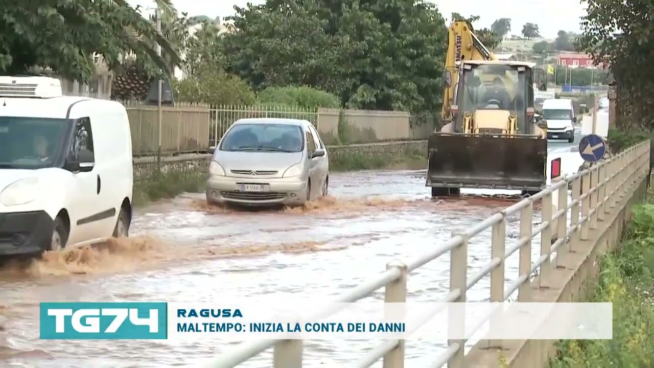 RAGUSA - MALTEMPO, INIZIA LA CONTA DEI DANNI