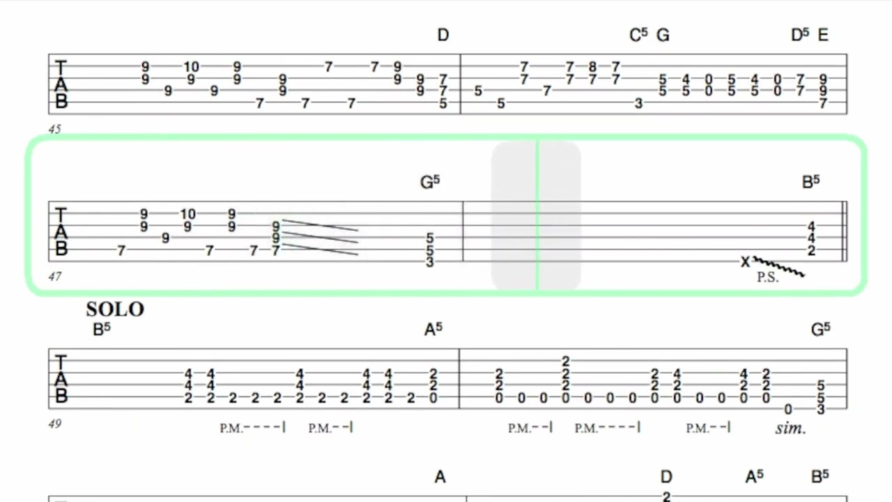 WINGER ● Seventeen [ Isolated Guitar 1 + TAB ]