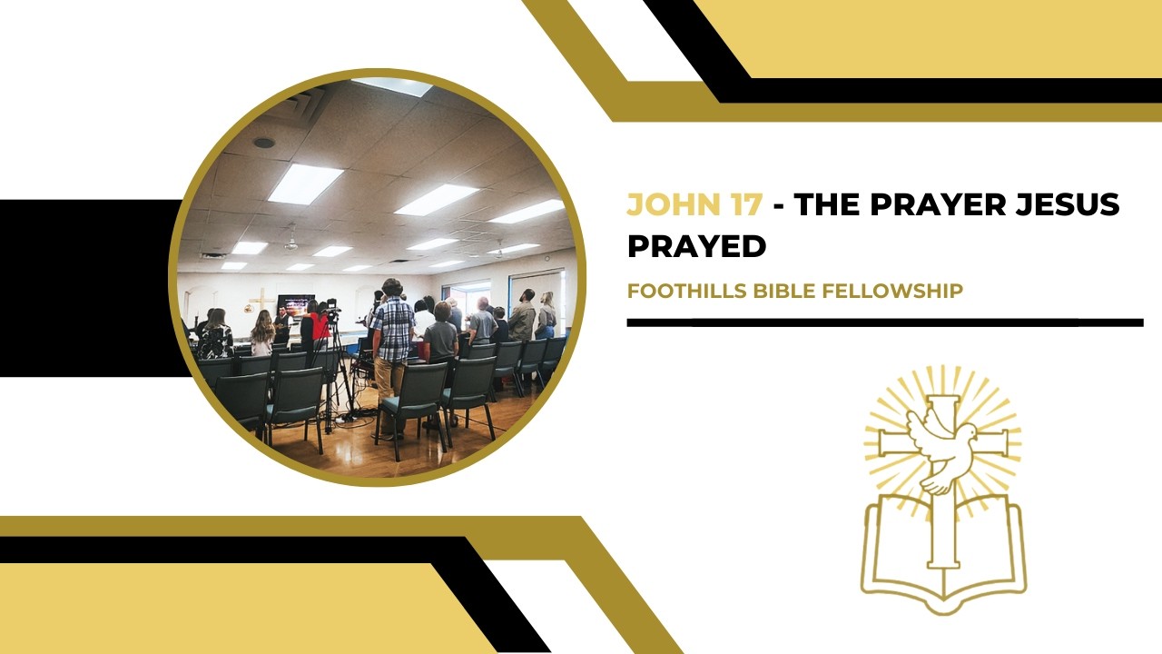 JOHN 17 - 'THE PRAYER JESUS PRAYED.' - REVEREND JONATHAN MCKAY