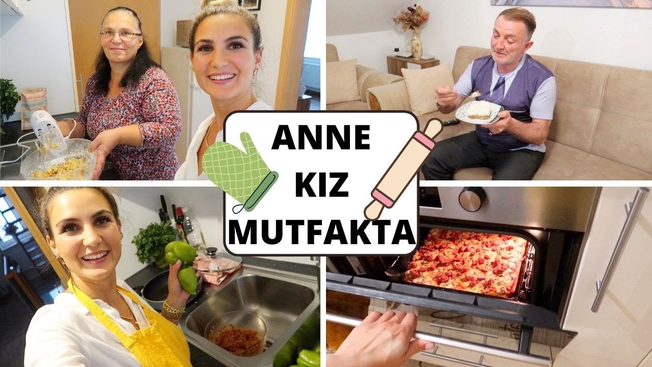 ANNE KIZ MUTFAKTAYIZ 😍 AİLEM, ALIŞVERİŞ, BOL YEMEKLER⎢ALMANCILAR