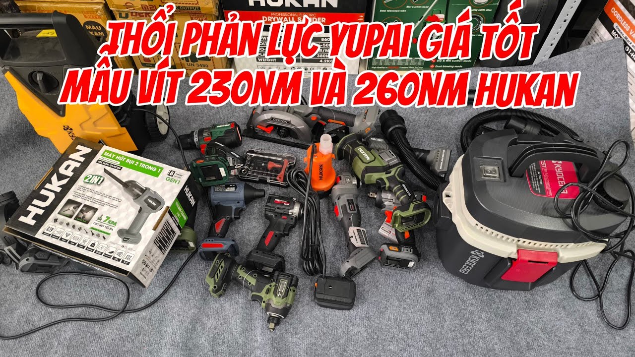Thổi phản lực Yupai chỉ 900k bao ship . Mẫu vít hukan 230sive và 231 khác nhau cái gì