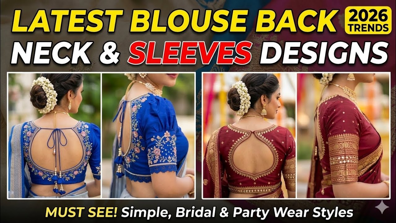 ❤️‍🩹❤️‍🩹Paithani blouse back neck designs/latest blouse designs images/designer blouse