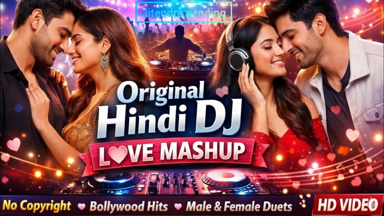 Top Romantic Hindi DJ Duet Songs 2026 | Original Bollywood Love Mashup | No Copyright Music