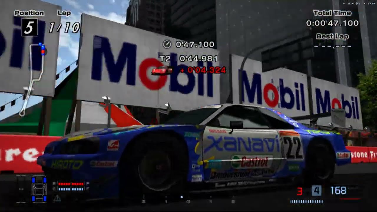 Gran Turismo 4 - All JGTC Championship - Nissan Xanavi HIROTO (JGTC) - Seoul Central