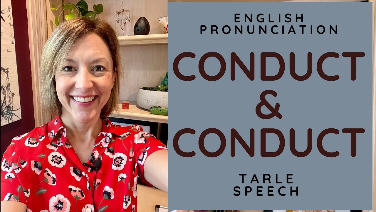 Learn to Pronounce CONDUCT & CONDUCT - American English Heteronym Pronunciation  #learningenglish