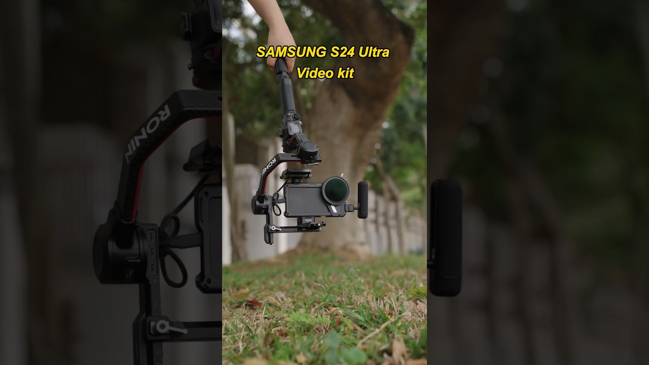 The PA042 SAMSUNG S24 Ultra phone cage turns your phone into a pro camera!