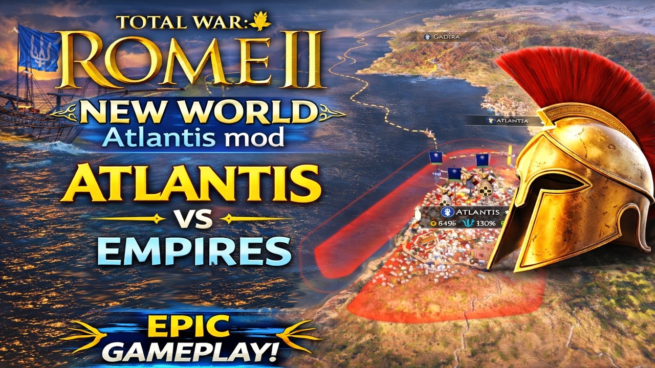 🎮 Total War: Rome II (NEW WORLD Atlantis mod) Gameplay | Sin comentarios (No Commentary)