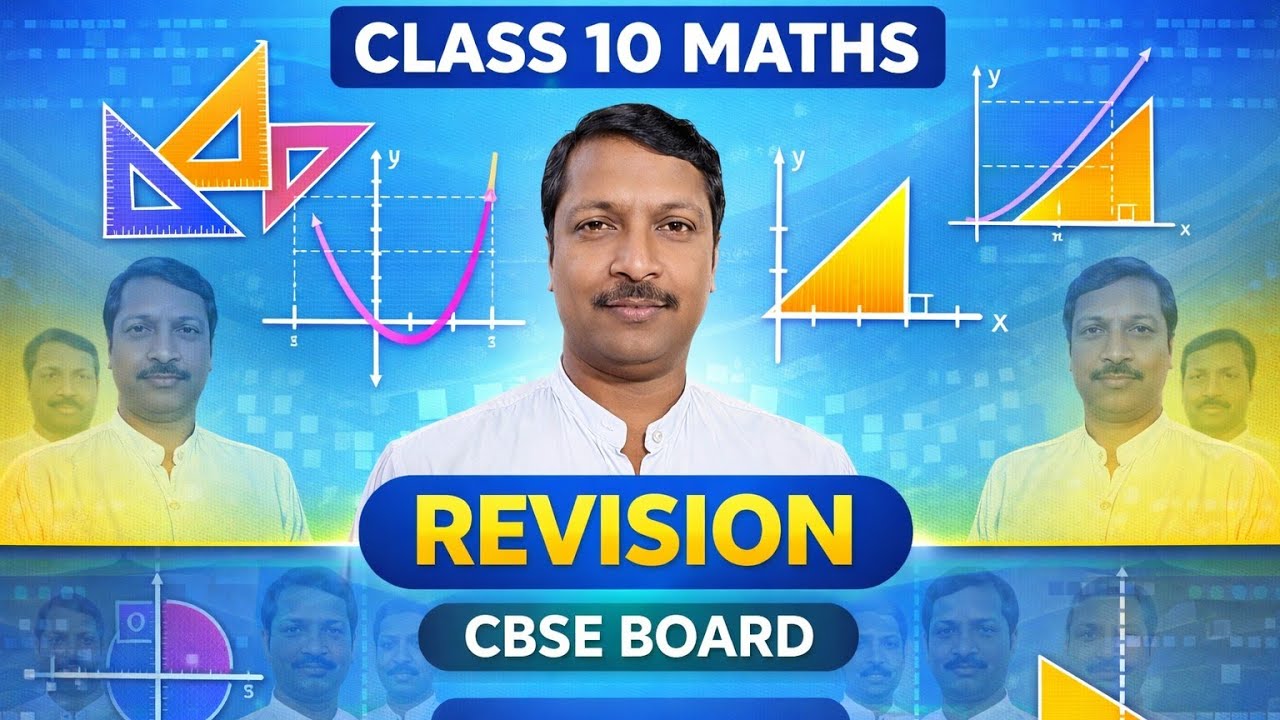 Maths X  Revision for 2026 CBSE Board 