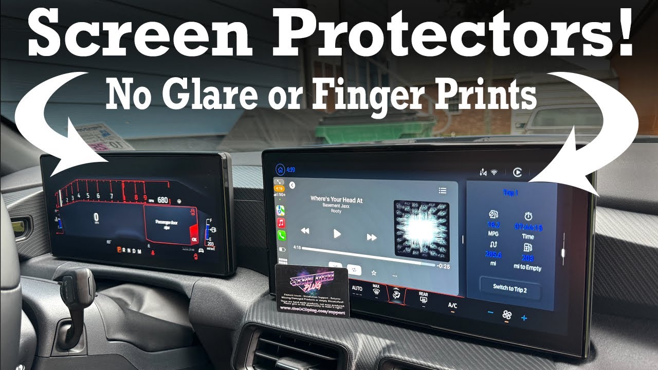 2024 Mustang gets Screen Protectors! -  The OCD Plug