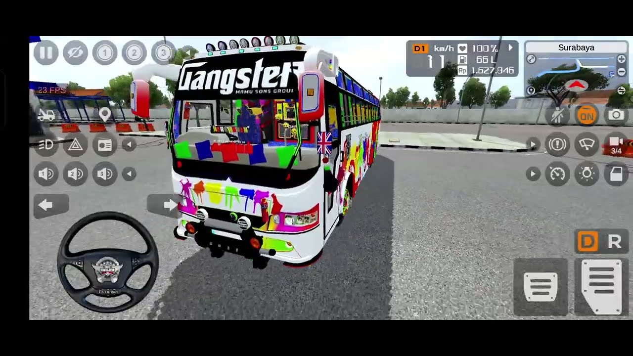 💥 bus simulator indonesia.             Gangster mafia road vay 