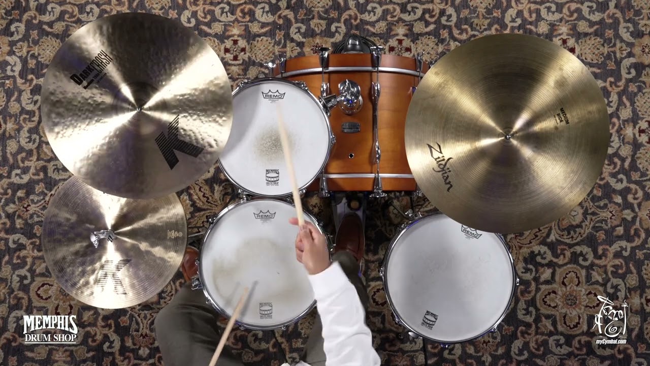 Used Zildjian 18" K Dark Medium Thin Crash Cymbal - 1470g (UK0915-1091625B)