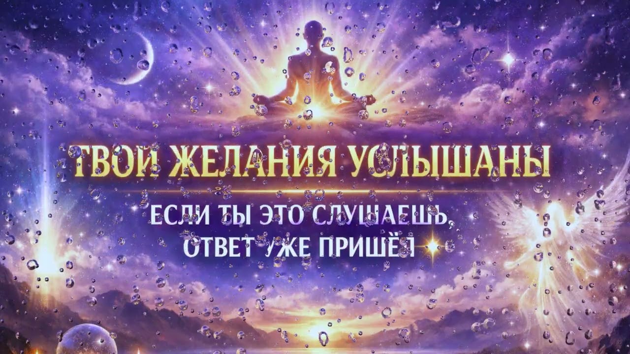 ТВОИ ЖЕЛАНИЯ УСЛЫШАНЫ — ЕСЛИ ТЫ СЛУШАЕШЬ ЭТО, ОТВЕТ УЖЕ ПРИШЁЛ 💭✨