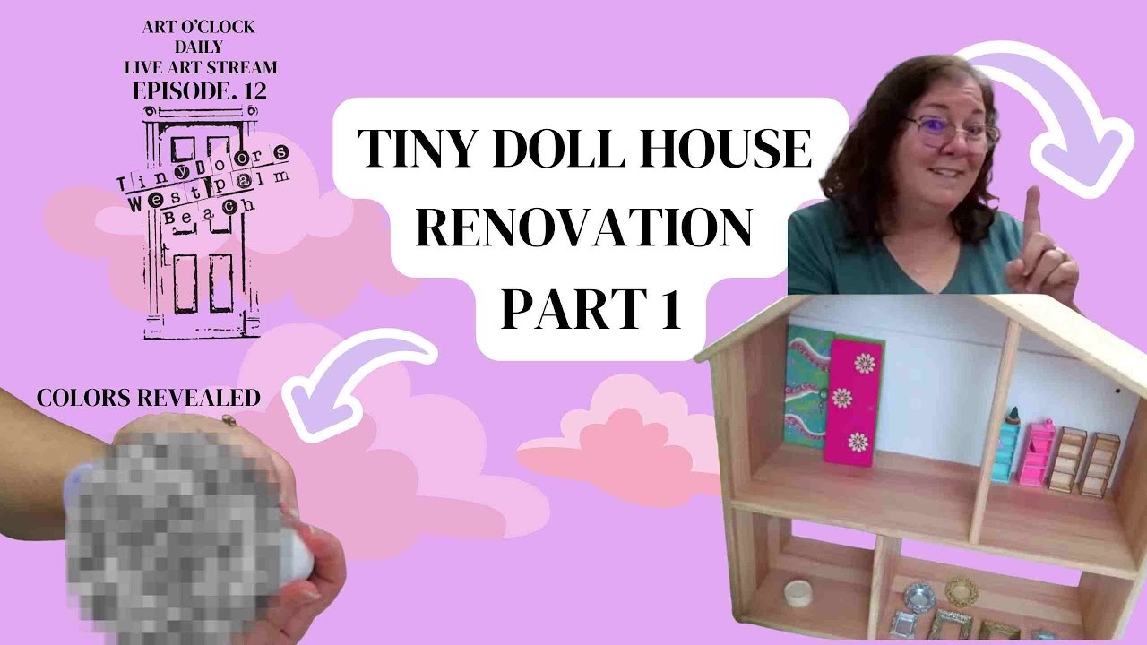 Tiny Doll House Renovation To A Tiny Shop | Part 1