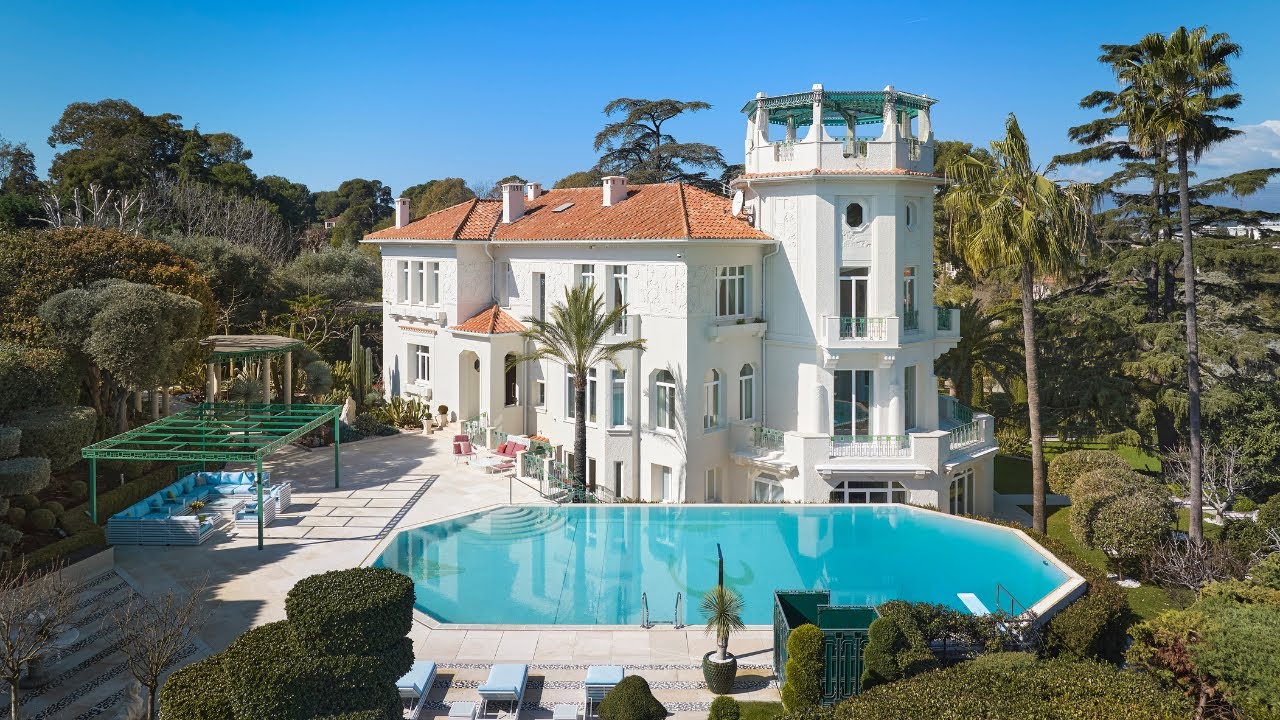 Le Château des Alpes - Luxury Art Deco mansion and its beach house on the Cap d'Antibes