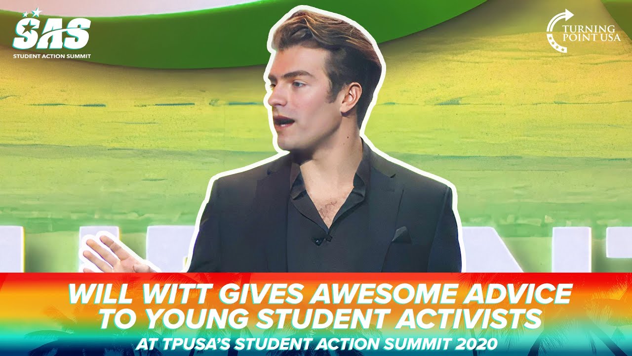 Will Witt Gives AWESOME Advice To Young Student Activists At TPUSA's Student Action Summit 2020