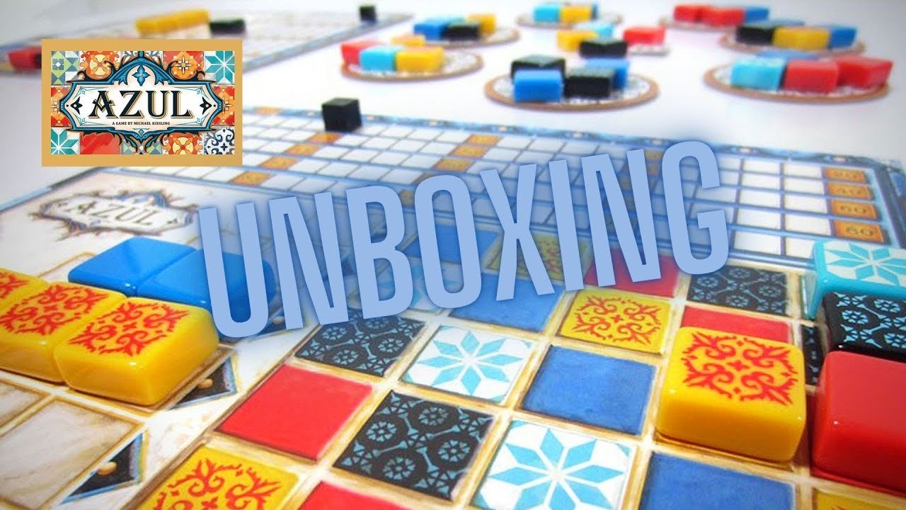 Azul Board Game Unboxing