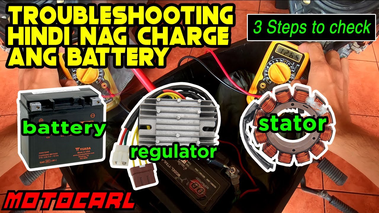 Pano i troubleshooting charging system ng motor