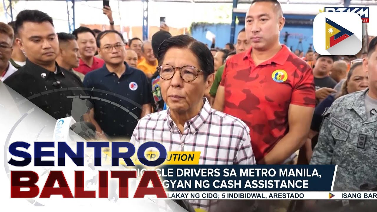 PBBM, pinangunahan ang ceremonial distribution ng P5,000 cash aid sa tricycle drivers sa Metro...