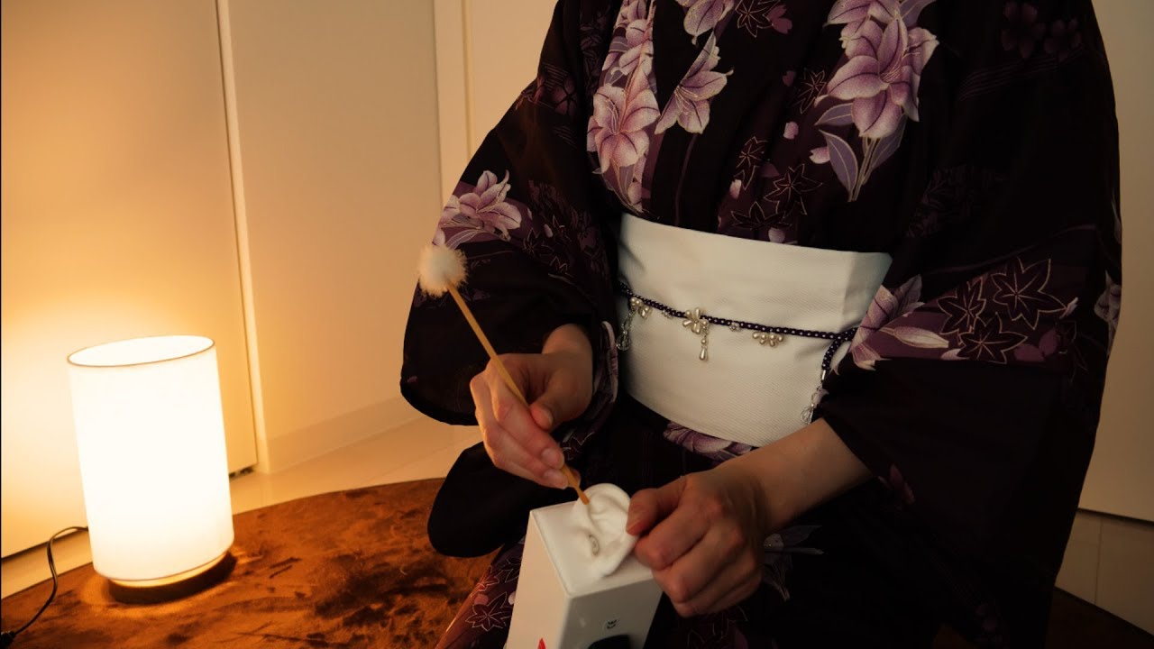 *ASMR*耳かき専門店ロールプレイ Ear Cleaning Role playing*声あり*
