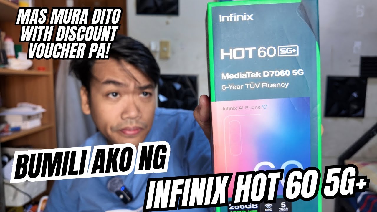 BUMILI AKO NG INFINIX HOT 60 5G+ DAHIL MALAKI DISCOUNT AT MAY PA VOUCHER PA DITO! WITH UNBOXING