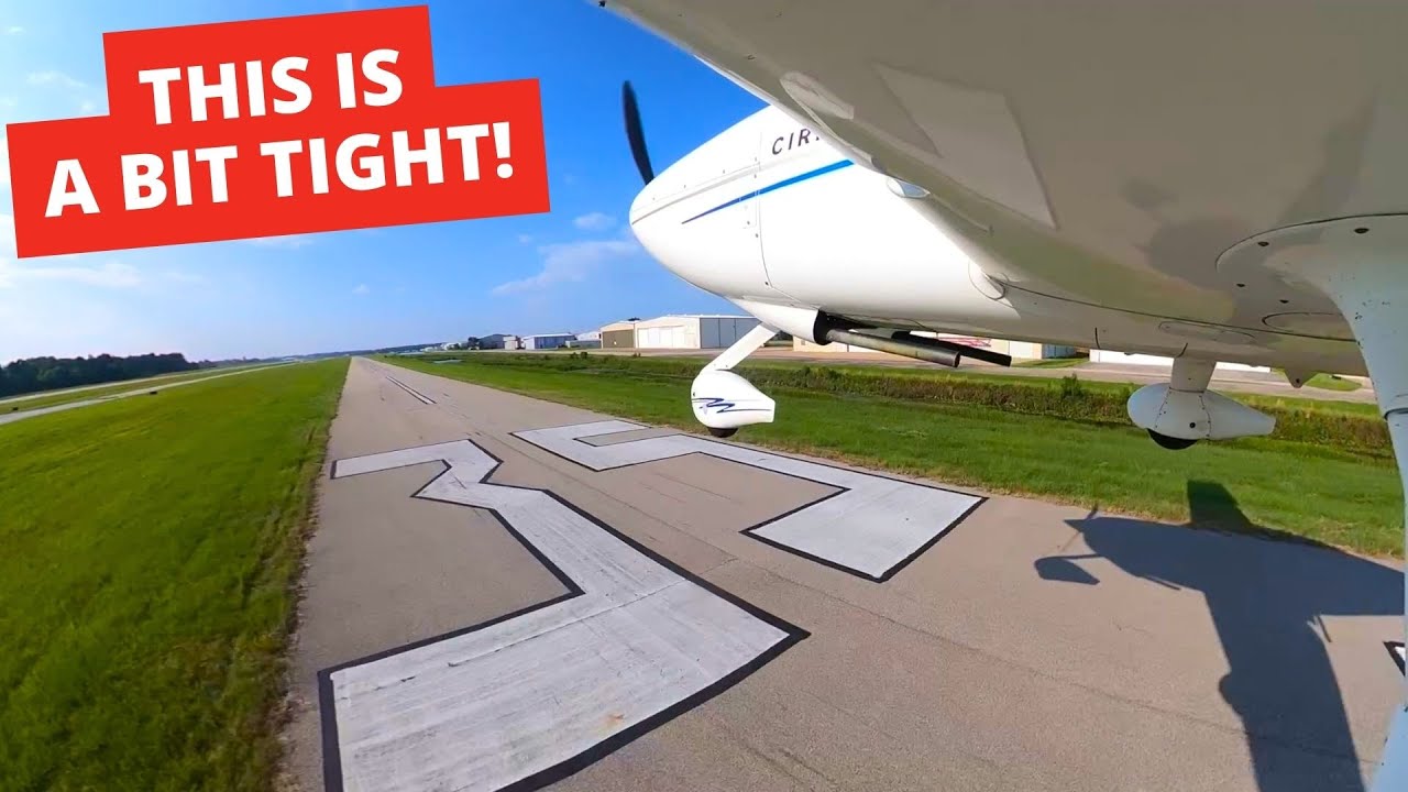 Landing the Cirrus on my Smallest Ever Runway!