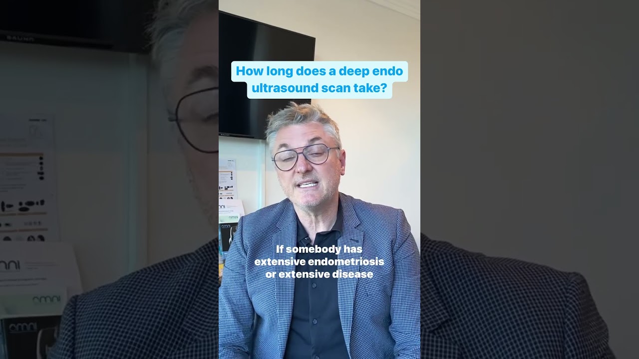 Prof. George Condous-How long does a deep endometriosis ultrasound scan take?