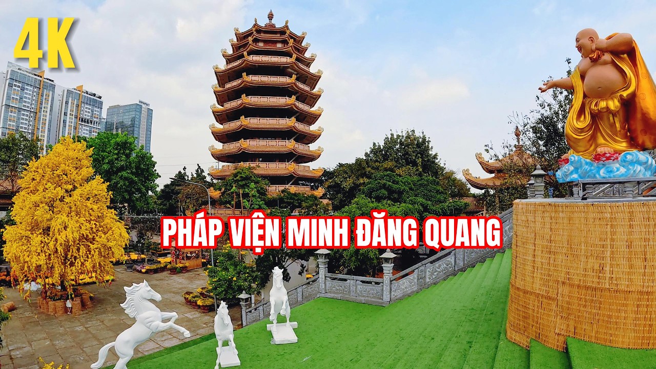 Pháp Viện Minh Đăng Quang Trang Trí Ngày Xuân Bính Ngọ 2026