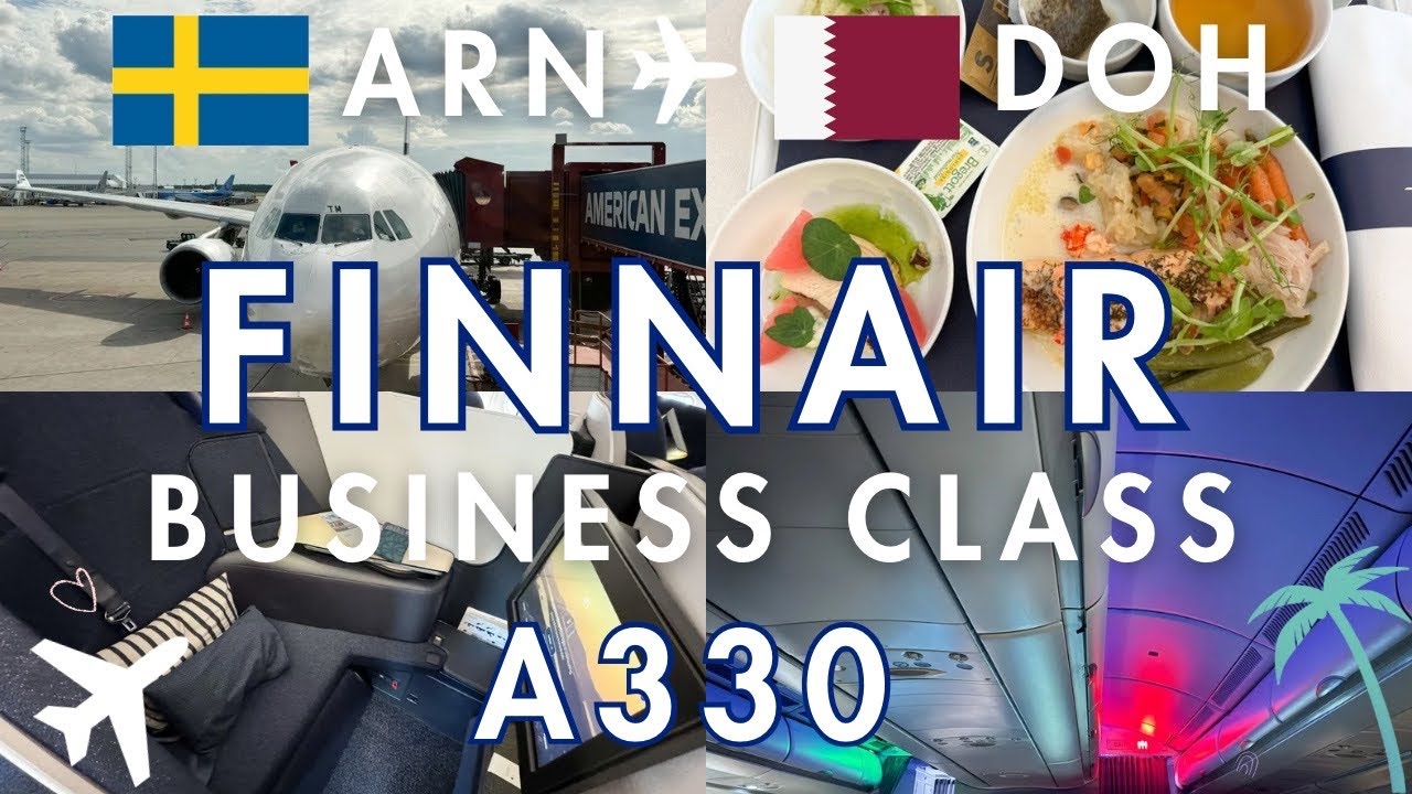 【フィンエアー🇫🇮ビジネスクラス】スウェーデン・ストックホルム→カタール・ドーハ搭乗記/空港免税も忘れずに【作業用BGM】