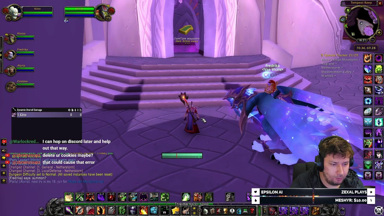 Live! 🔴 World Of Warcraft TBC Warlock PvP - Spineshatter Lvl 70 - 30th Bday Lets go