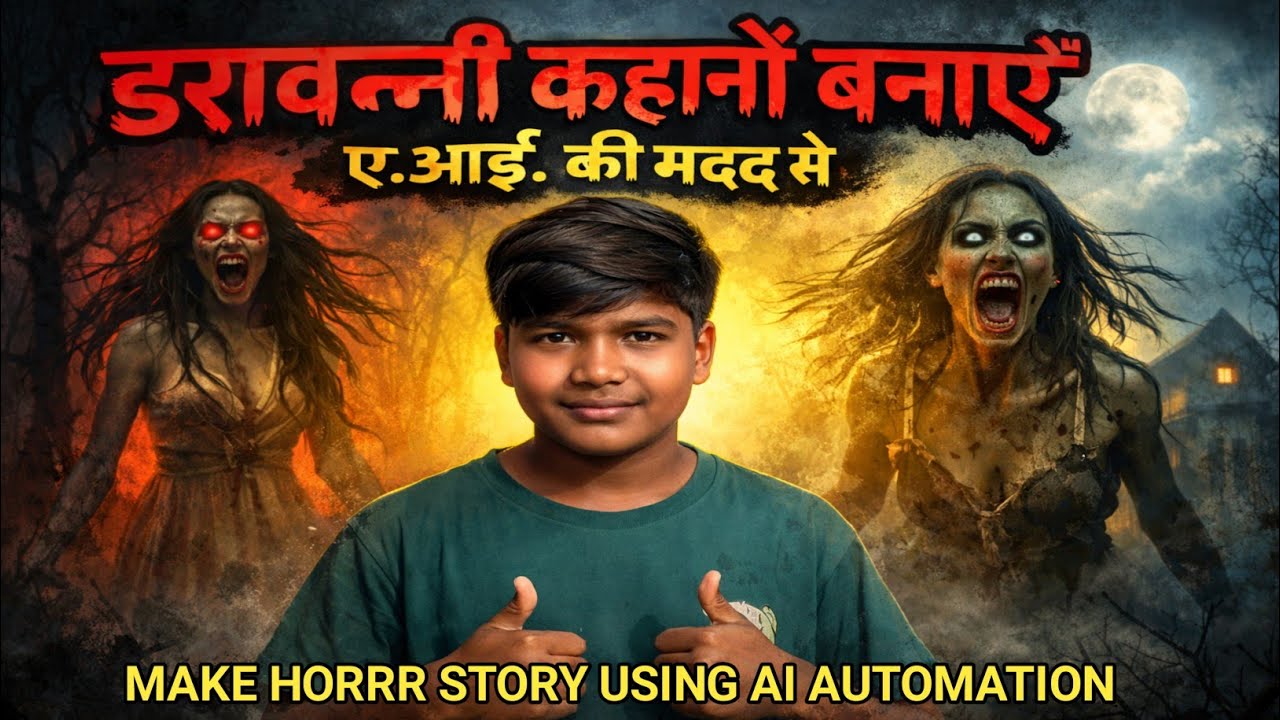 Bhootiya Story Kaise Banaye? | AI Se Darawni Kahani Banane Ka Easy Tarika 👻🔥 bhoot story kaise banay