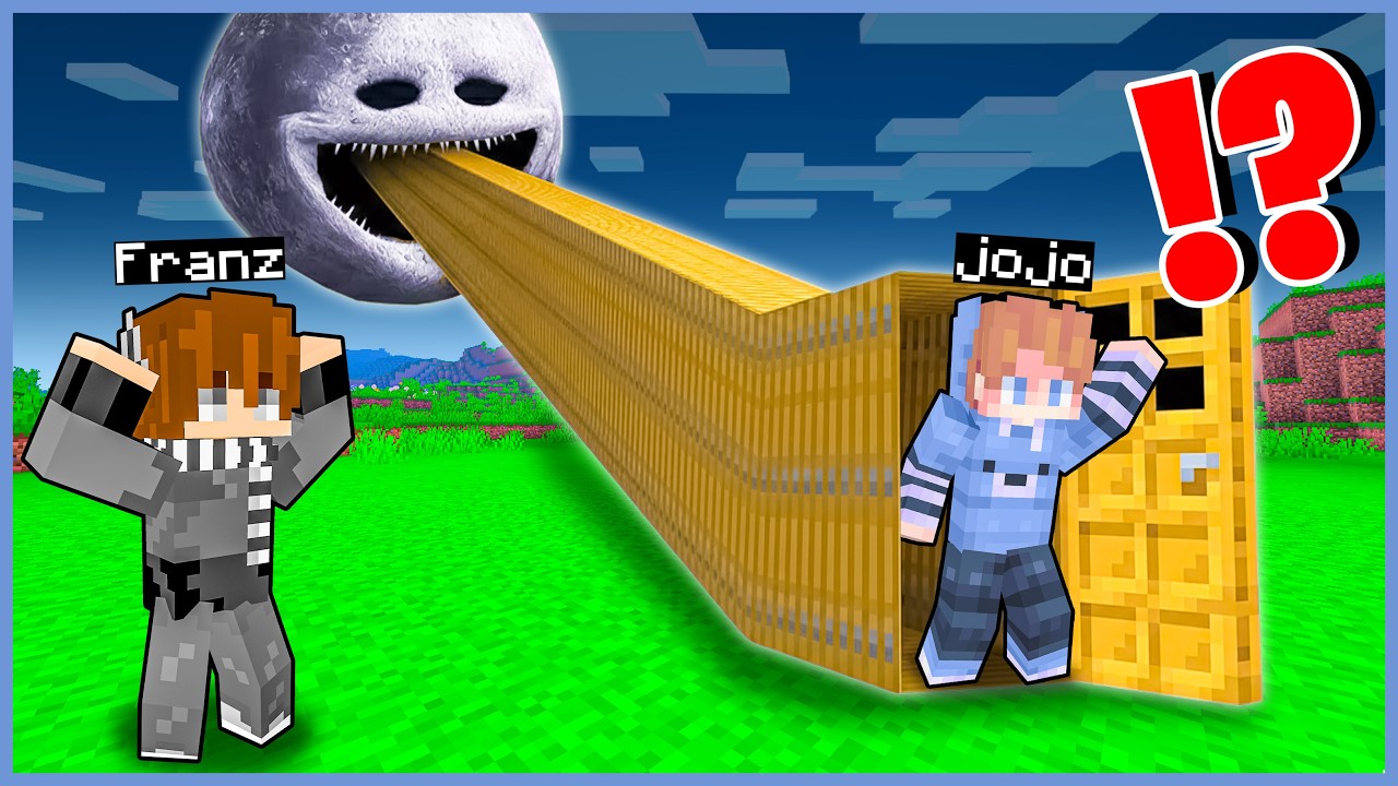 JOJO & FRANZ MASUK DALAM BULAN BANGUN RAKSASA di MINECRAFT