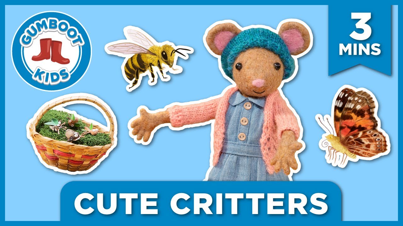Cute Critters 🦋 Gumboot Kids l Make Some Cute Critters With Daisy & The Gumboot Kids