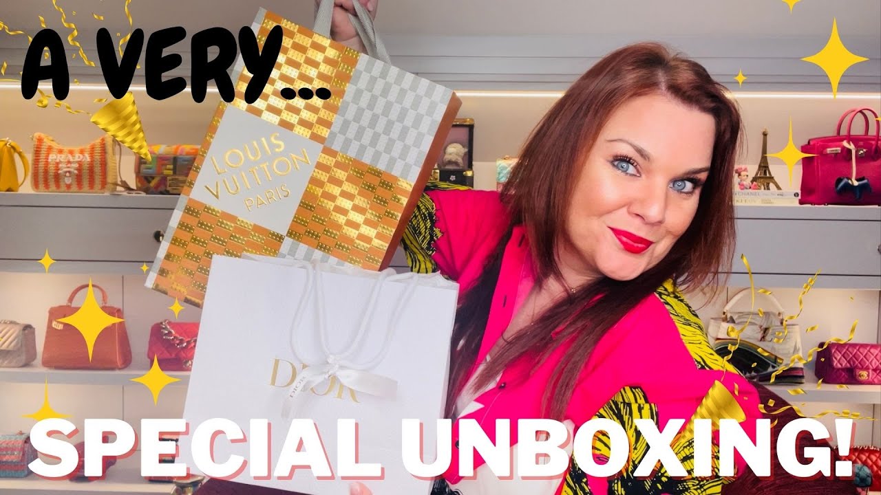 FABULOUS LOUIS VUITTON PETITE MALLE BAG UNBOXING, with DIOR, LV & DIAMONDS!