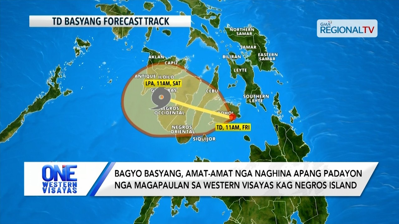 Bagyo basyang, amat-amat nga naghina apang padayon nga magapaulan | One Western Visayas
