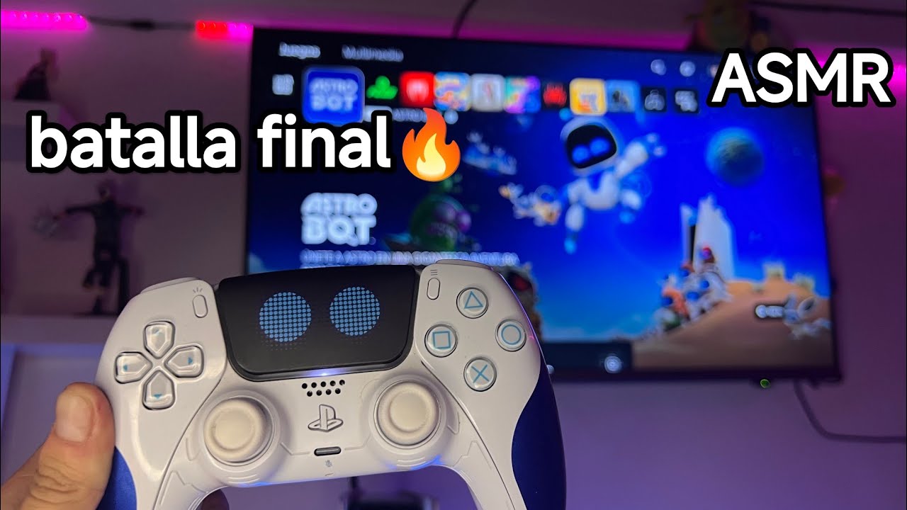 ASMR Jugando al Astro bot en la PS5 - final boss 🔥✨