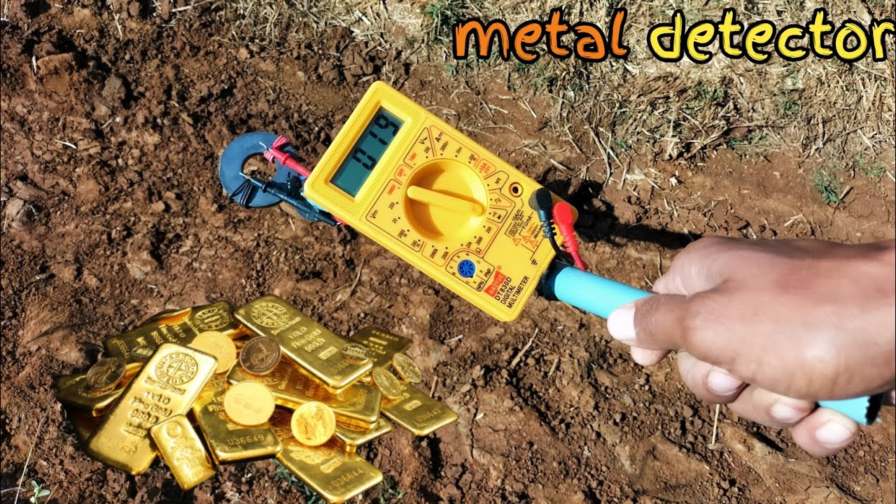 ab banae magnet ki madad se gold metal detector||