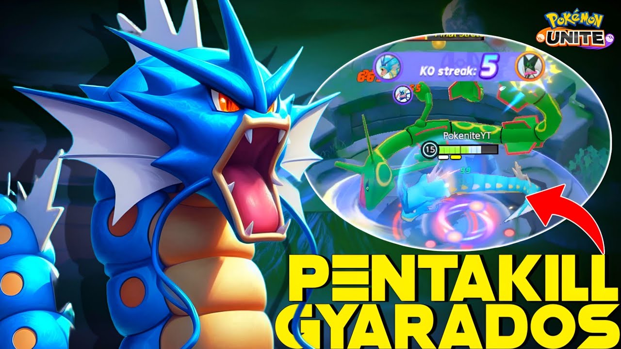 GYARADOS CARRIED AFK RANDUMBS WITH THIS PENTAKILL BUILD 😯 | POKEMON UNITE