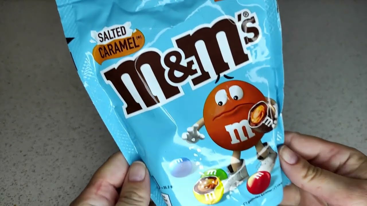 PROVIAMO GLI M&M'S CARAMELLO SALATO AMERICANI SALTED CARAMEL AMERICA ASSAGGIO TASTE TEST