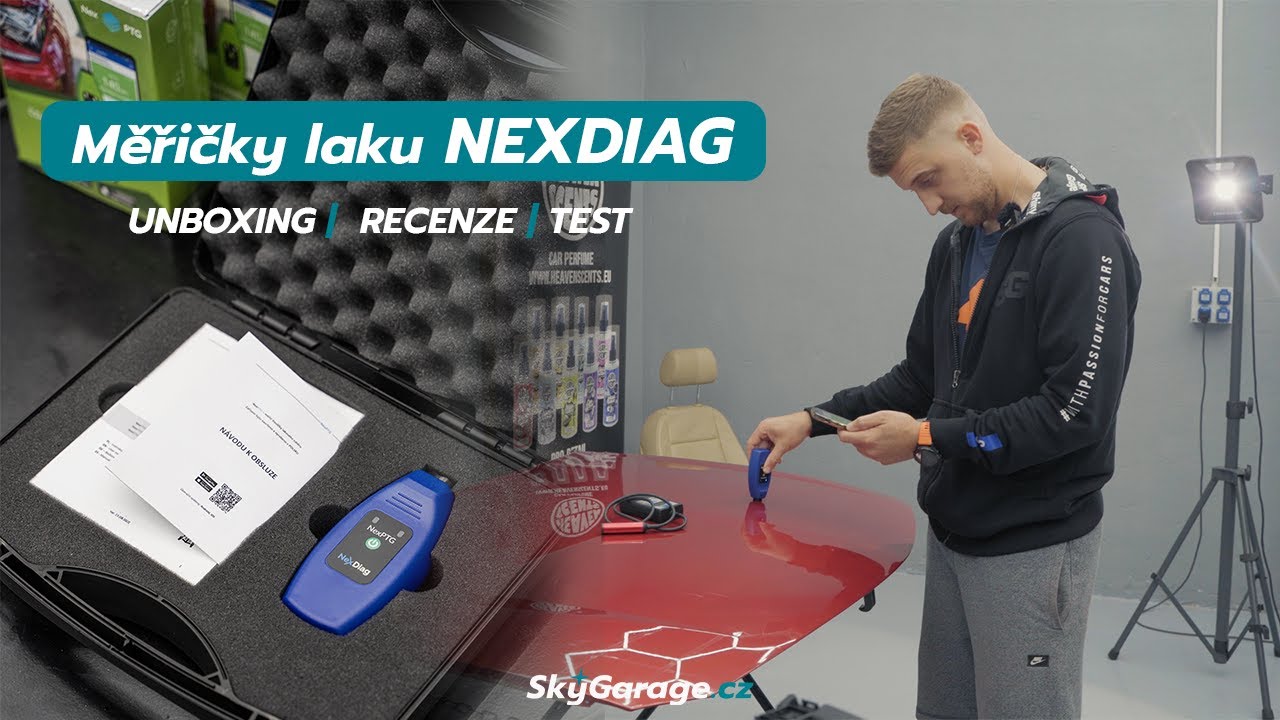 NexDiag měřiče tloušťky laku | Unboxing | Recenze | Test | CZ