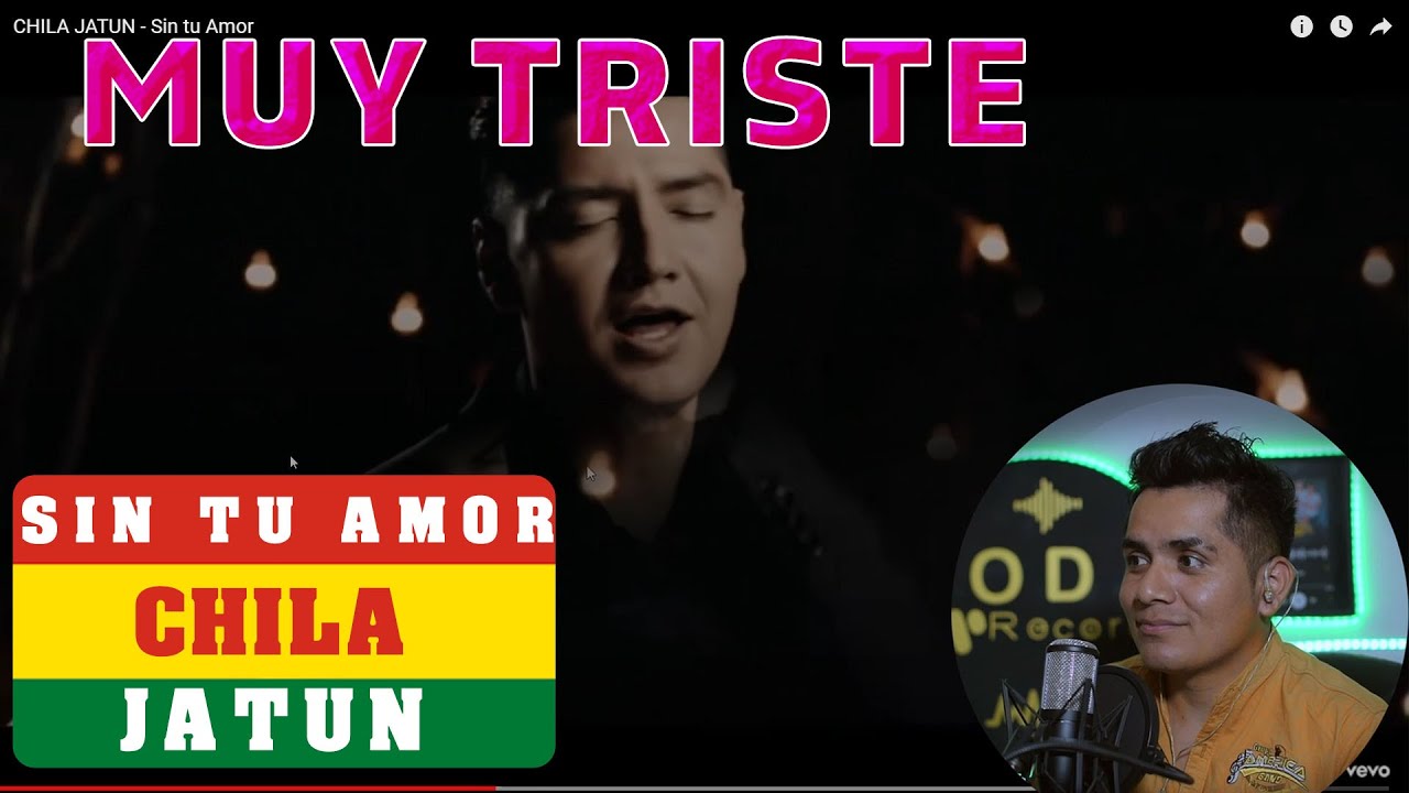 Sin Tu Amor Chila Jatun Video Reacción Luis Peña