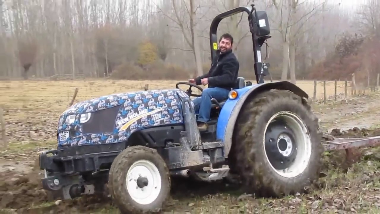 New Holland  TT 50  10 numara pulluk ile tarla nasıl sürülür