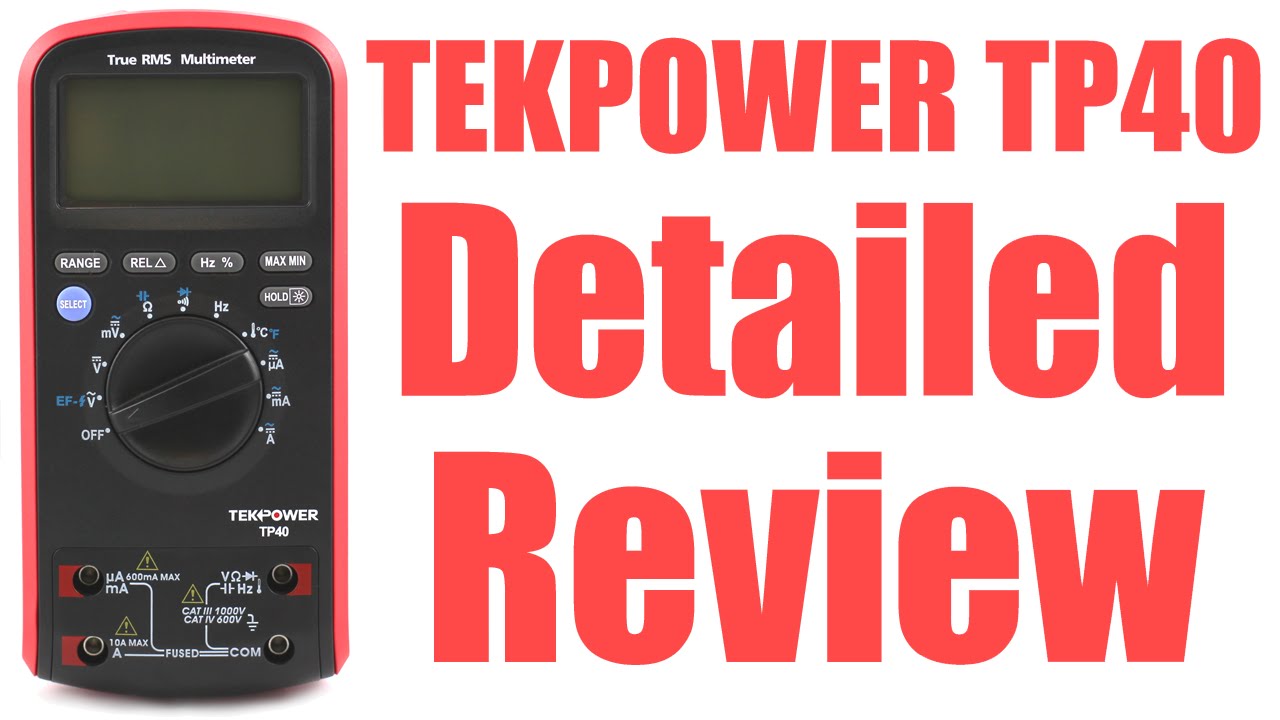 TekPower TP40 Multimeter Detailed Review - #0089