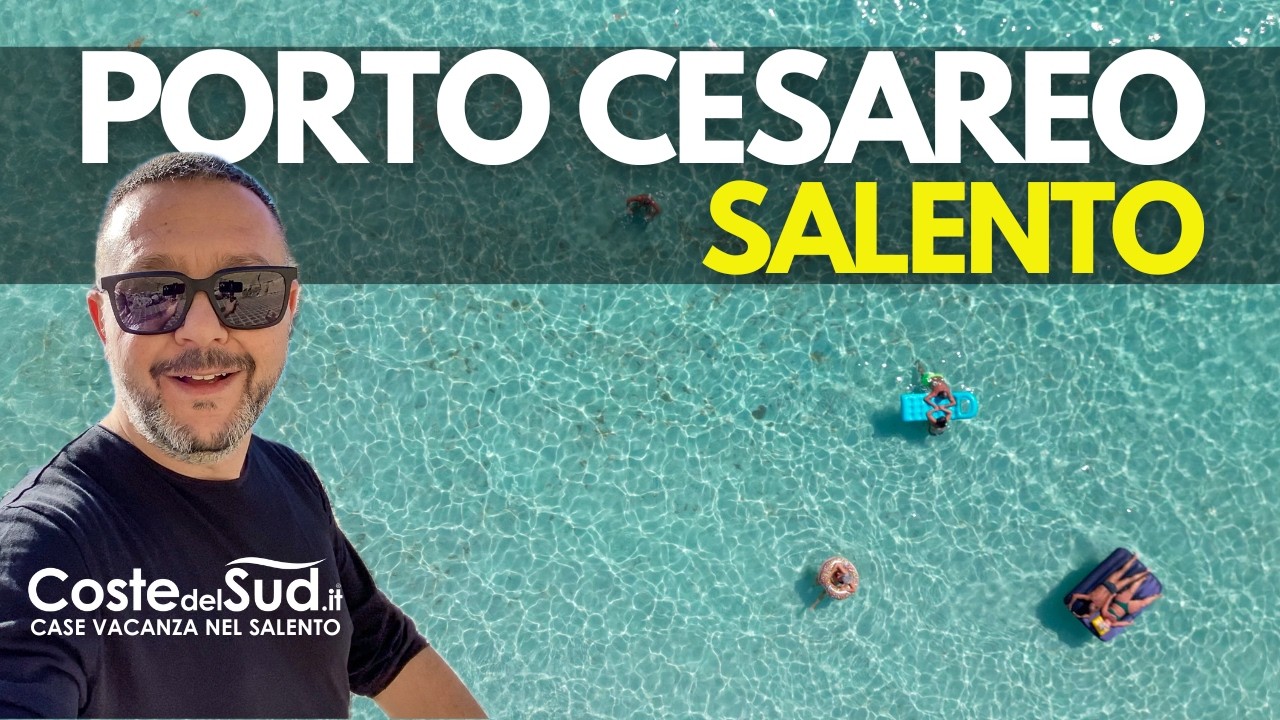 PORTO CESAREO 🇮🇹: La SPIAGGIA e il suo MARE da SOGNO! (Drone & Colori Fantastici)