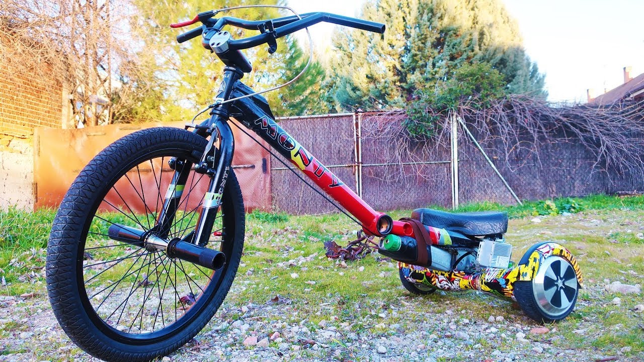Como Hacer un Trike a Motor Casero | 2 Motores Electricos (Bicicleta BMX + Hoverboard)